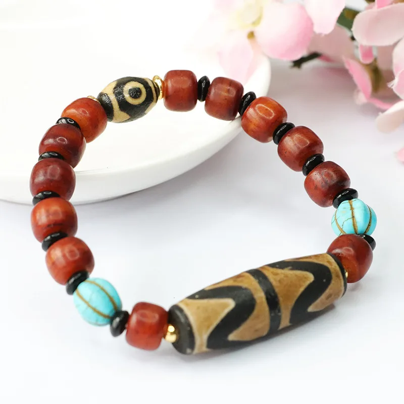 Huya Dzi Bead Agate…