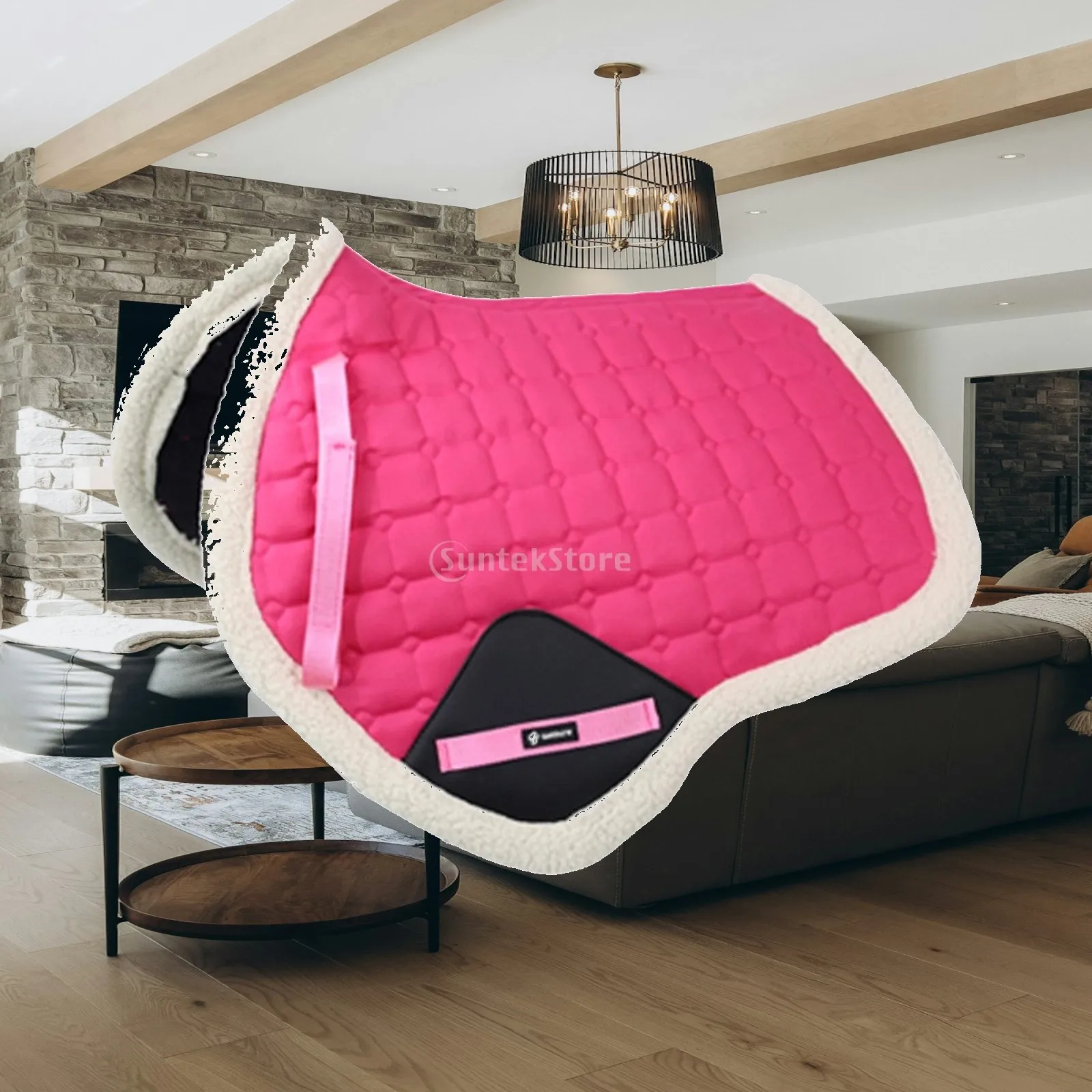 saddle-pad-riding-mat-sport-accessory-breathable-wear-resistant-anti-slip-protection-shock-absorption-lightweight-cushion