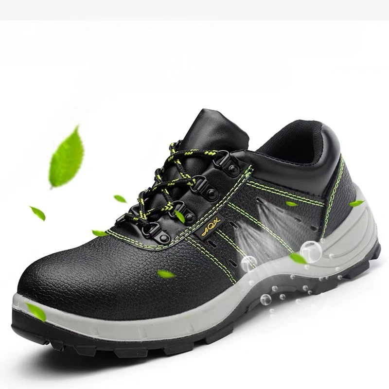 All Seasons Outdoor Labor Protection Shoes Comfortable Versatile Safety Boots Breathable and Waterproof Workwear Shoes Botines