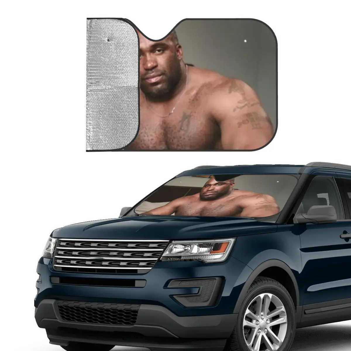 

Big Dick Black Guy Meme Барри Деревянный солнцезащитный козырек на лобовое стекло автомобиля, переднее лобовое стекло, солнцезащитный козырек, аксессуары, чехлы