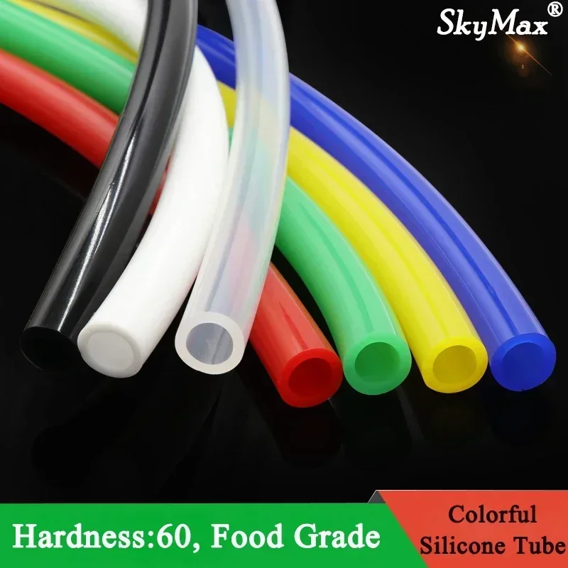 

1 Meter ID 1 2 3 4 5 6 7 8 9 10 mm Silicone Tube Flexible Rubber Hose Food Grade Soft Drink Pipe Water Connector