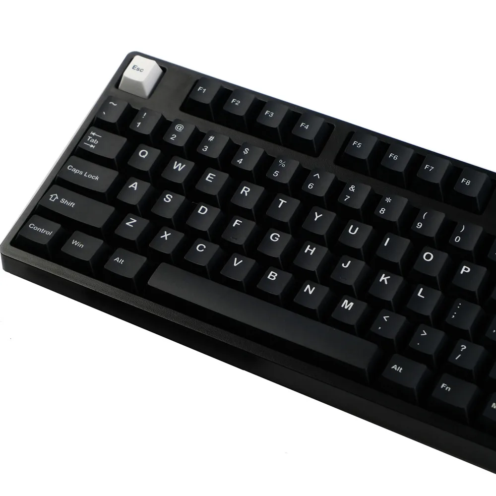 GMK Clone Keycap Caracol Negro 1 Juego de 142 teclas Cherry Profile PBT teclas de sublimación de tinte para teclado mecánico