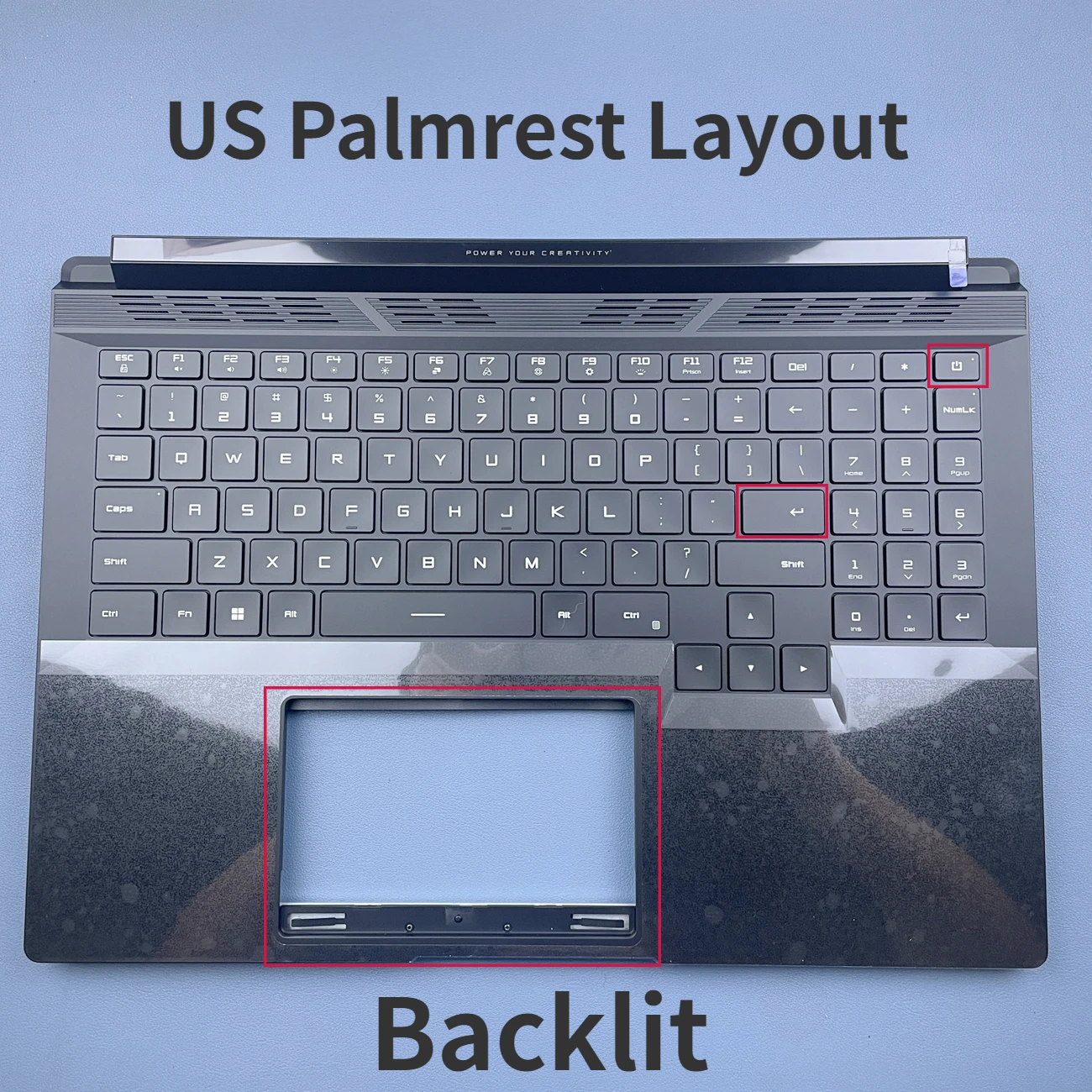 teclado portatil retroiluminado para redmi us palmrest g pro 2023 rmg 2212 2213 2214 2215 ai aj ad series layout dos eua 01