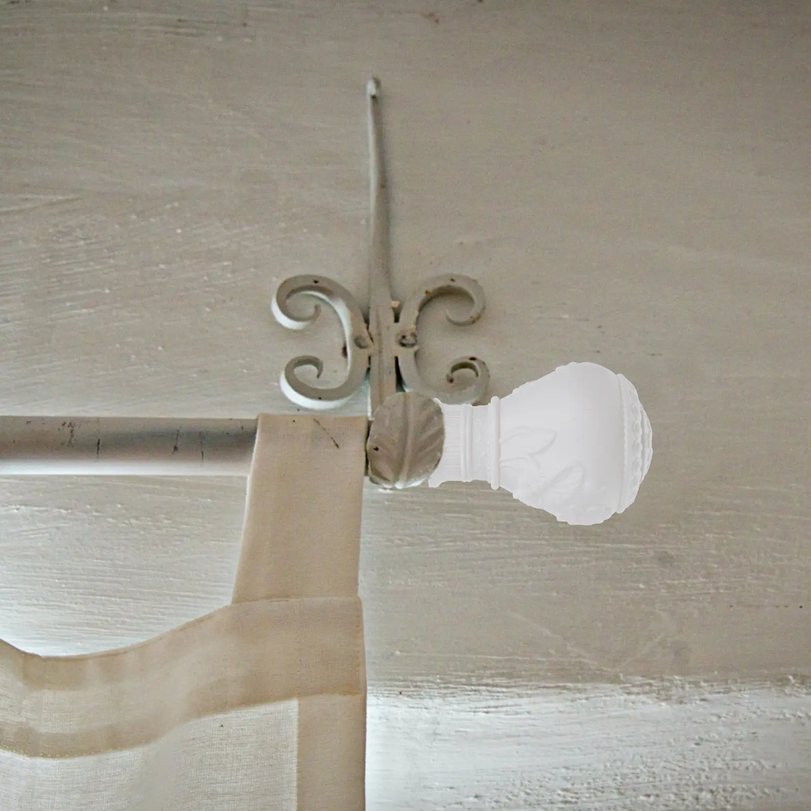 

10 шт. декоративных наконечников для карнизов, прочные пластиковые, легко устанавливаются, для оконных штор, дома, офиса, римских карнизов, декора