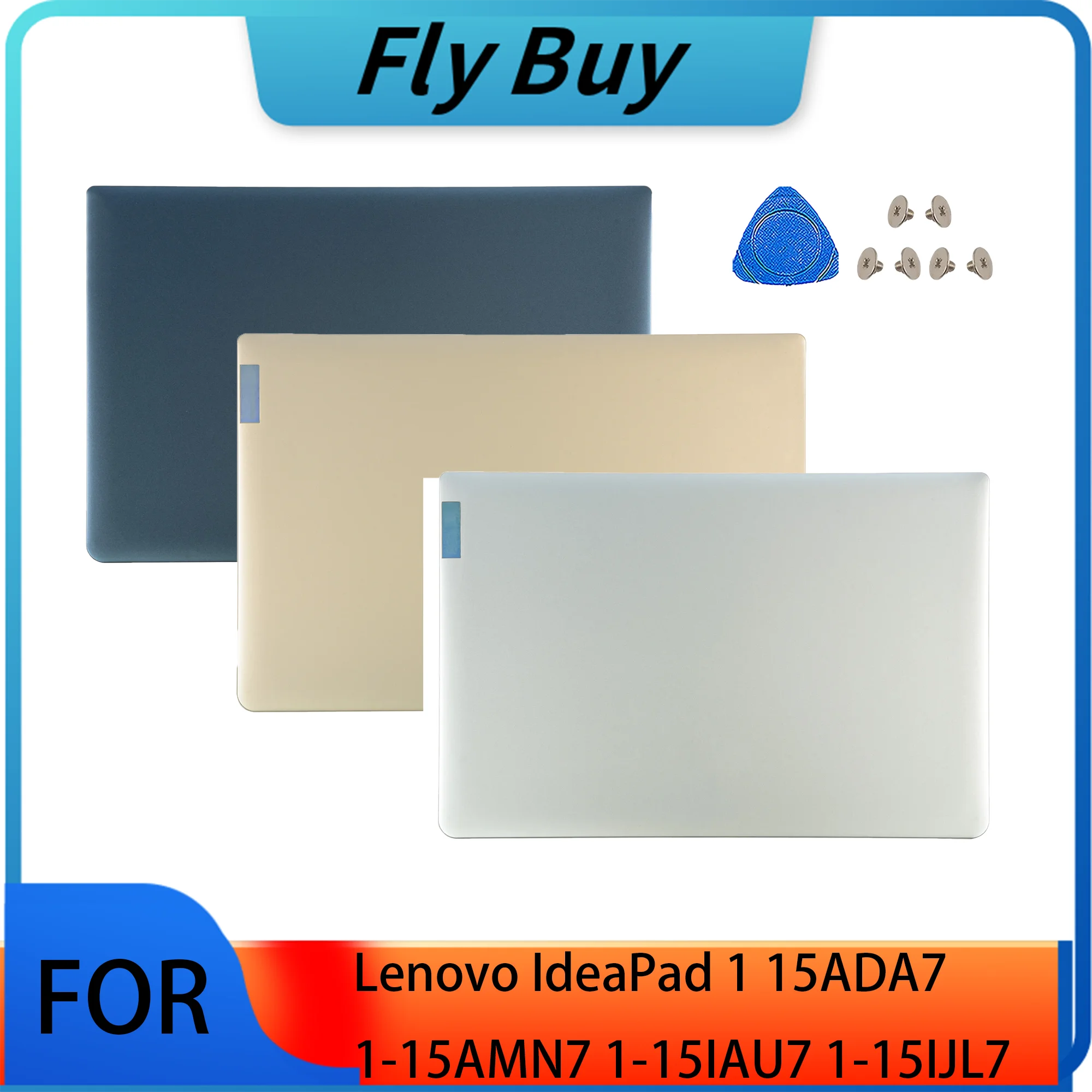 New Cover For Lenovo IdeaPad 1 15ADA7 15AMN7 2022 Laptop LCD Back Case Front Bezel Hinges Cover Gold/Silver/blue Color Top Case