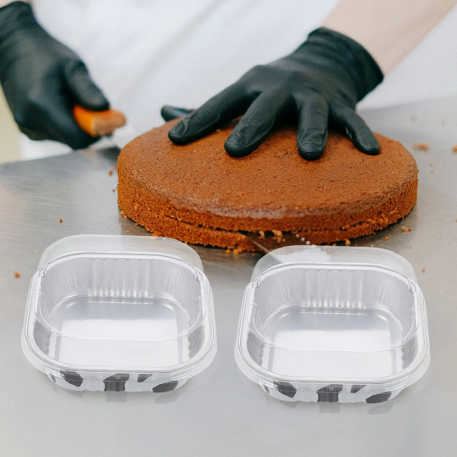 

20 наборов форм для выпечки из алюминиевой фольги, пищевые, антипригарные, с гладкой поверхностью, для пудинга, желе, кексов и маффинов