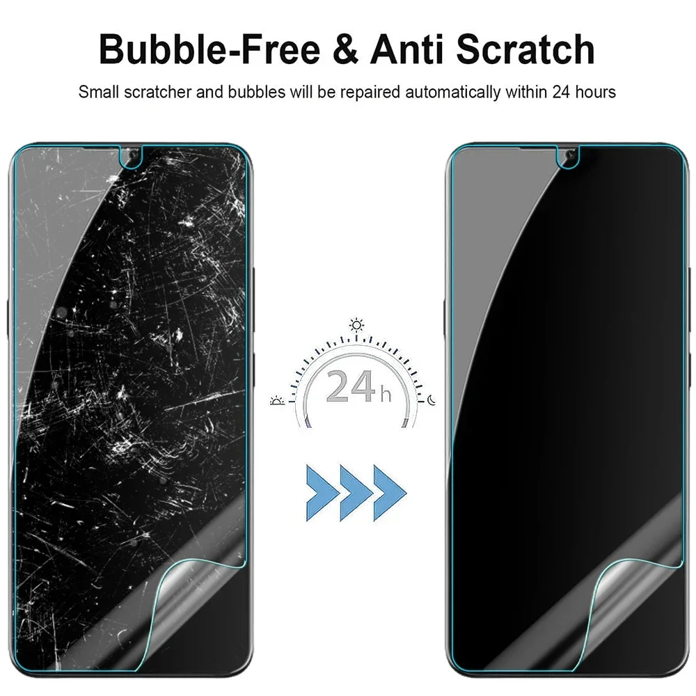 Soft TPU Screen Protectors for Samsung Galaxy Z Flip 6 Full Coverage Hydrogel Film Inner Outer Back Protective Films for Z Flip6