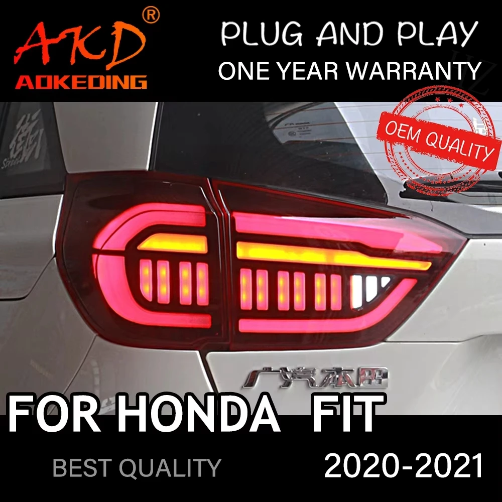 Tail Light For FIT GR9 2020-2022 Honda автомобильные товары Rear Lamp 12V H7 LED Lights Car Accessories HONDA JAZZ Taillights