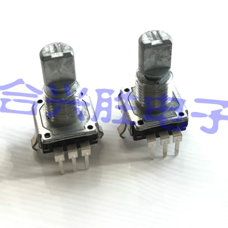 1 Piece EC11 Type Rotary Encoder With Switch 30 Positioning 15 Pulse Audio Car Navigation Switch 5Pin