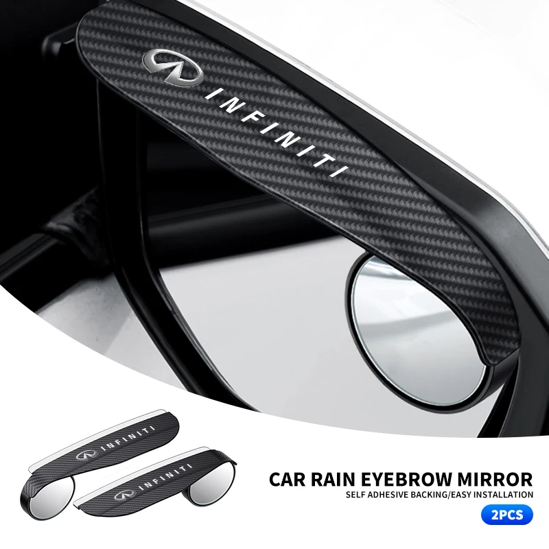 

2 шт. автомобильные зеркала от дождя для слепых зон для Infiniti FX35 Q35 G35 QX50 QX80 Q70 QX70 FX37 Q30 Q50 QX56 QX55 M35 FX37 QX4 QX60