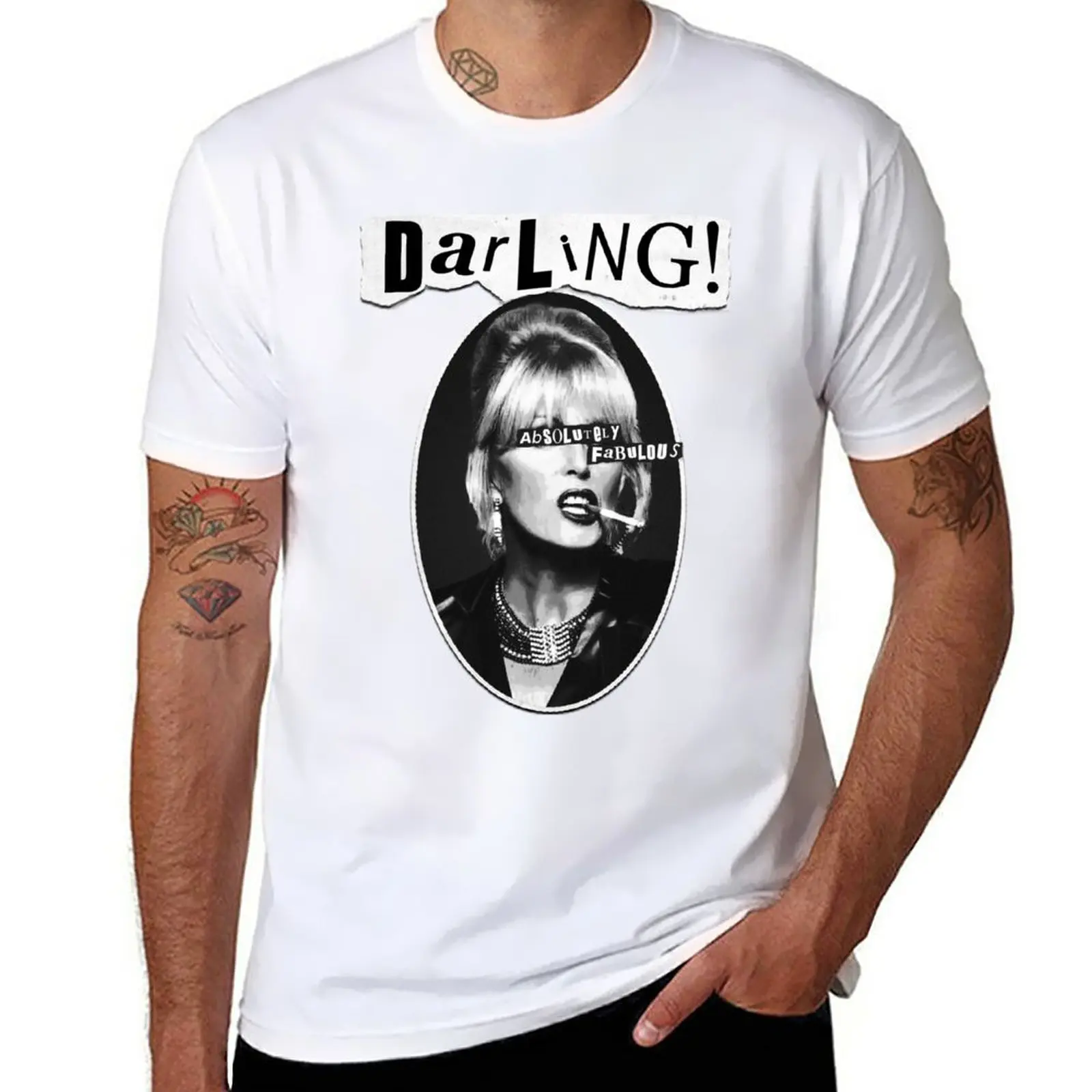 New Ab Fab Darling! Patsy Absolutely Fabulous Vintage Sex Pistols T-Shirt blondie t shirt Anime t-shirt oversized t shirt men