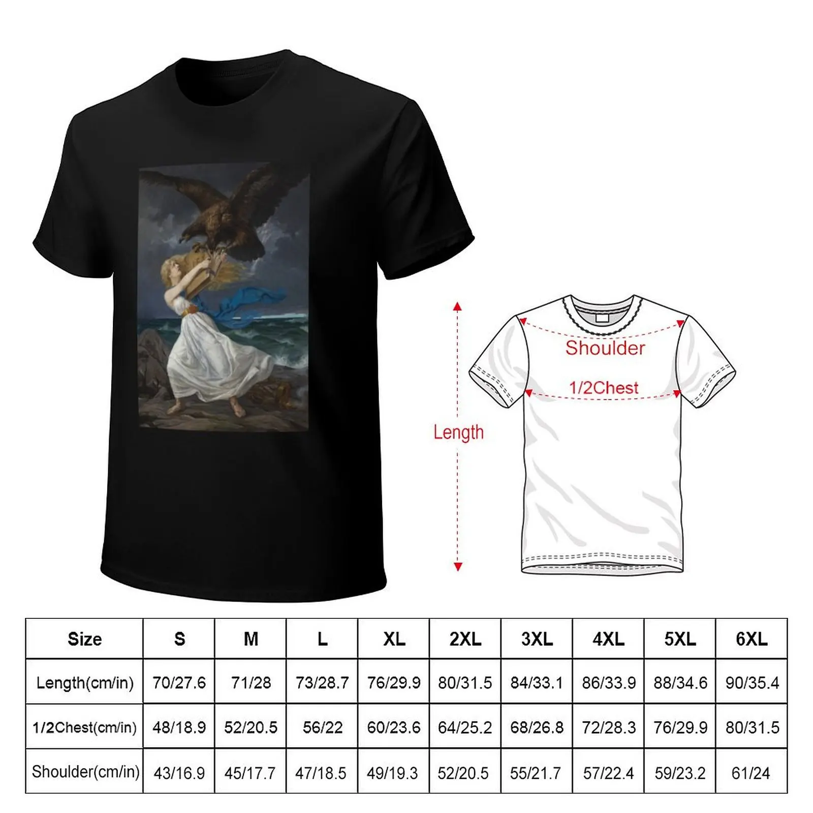 The Maiden of FinlandSuomi Neitos T-Shirt vintage graphic tee customs design your own men graphic tees