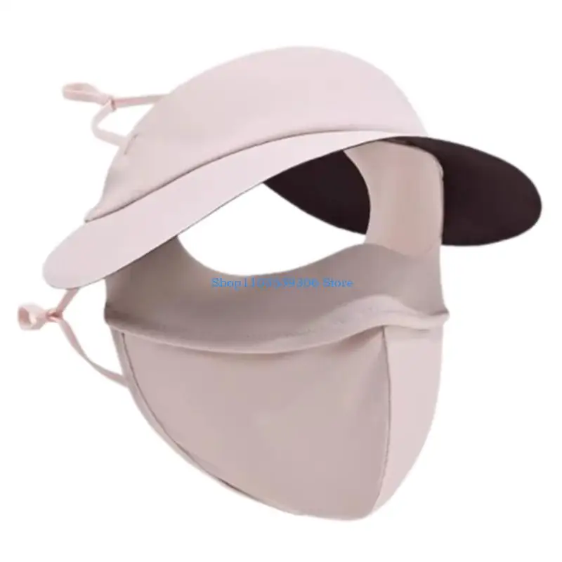 غطاء وجه نسائي 400A للأنشطة الخارجية لركوب الدراجات والتزلج يوفر حماية ممتازة من الشمس والرياح #2