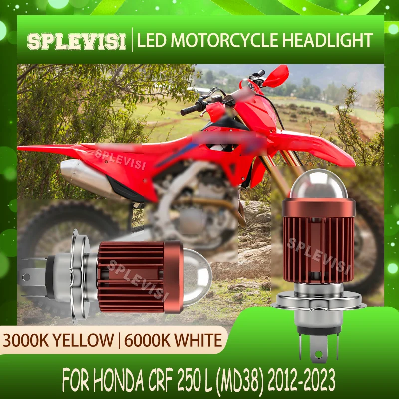 

1/2PCS The Instant Light: Quick Response H4/HB2 LED Headlight For Honda CRF 250 L (MD38) 2012 2013 2014 2015 2016 2017 2018-2023