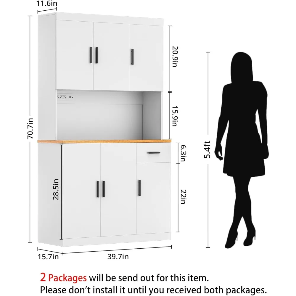 Küchen-Speisekammer-Schrank, 71