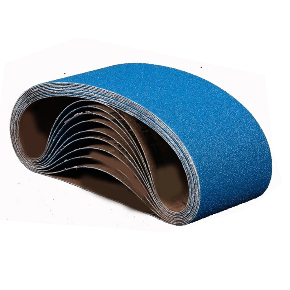 4 X 25 Inch Belts 80 Grit Sanding Belts Aggressive Cutting Bi-directional Tape Joint Cooler Operation Heat Reduction