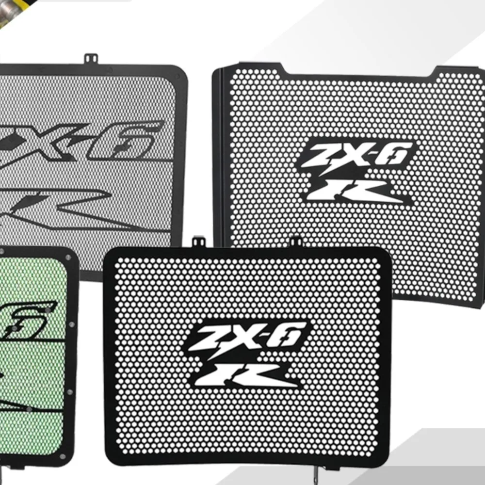 

For Kawasaki ZX6R ZX636 ZX-6R NINJA ZX6R ZX-6R ZX636 / KTR 2009-2025 2026 Radiator Grille Grill Guard Protector Cover Protectio
