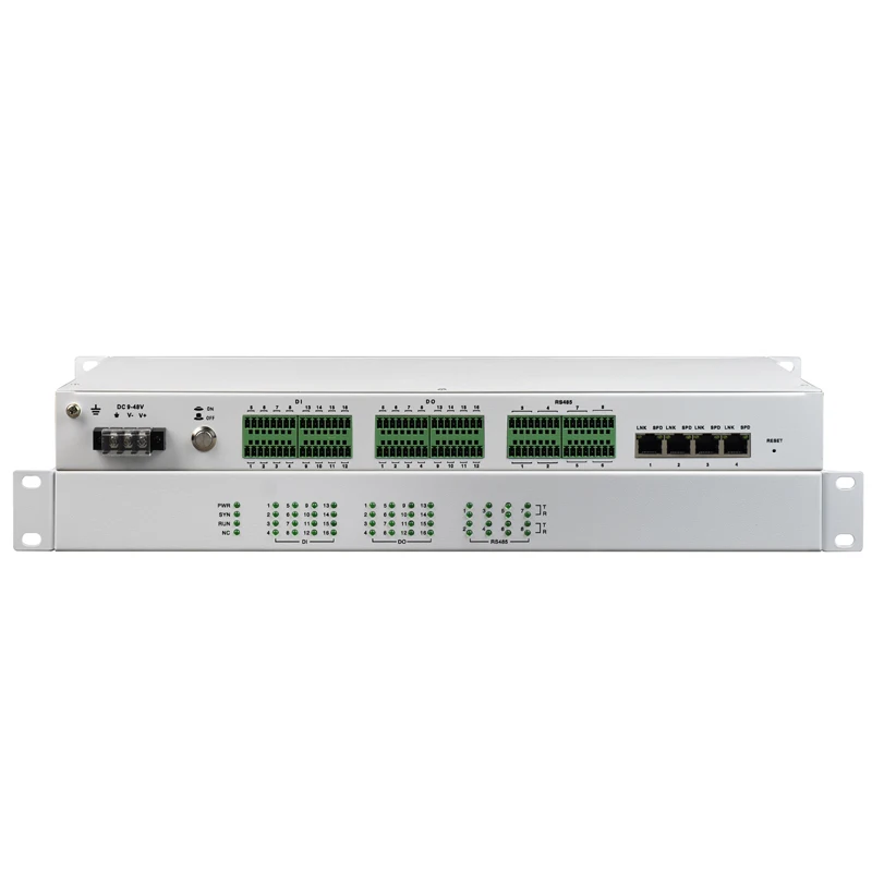 

Закрытие сухого контакта через Ethernet/IP 32 канала DI/DO + 8 портов Rs485 Последовательный SNMP/Веб-управление
