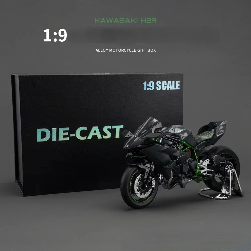 1:9 Ducati V4S Kawasaki H2R H2 BMW S1000RR Large Motorcycle Alloy Model Collection Serie Decoration Gift Box