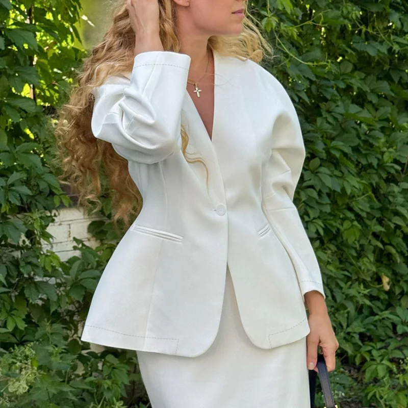 

Осень-зима, новый высококачественный костюм с воротником на талии, дизайн, элегантная мода для поездок на работу