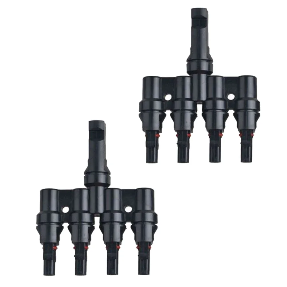 High Performance Solar Panel Cable 4 to 1 T Branch Connector with Fuse Holder Coupler for Efficient Energy Flow