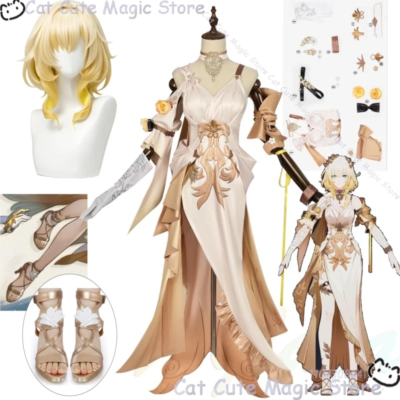 Aglaea Gioco Honkai: Star Rail Costume Cosplay Parrucca Dio Donna Scarpe eleganti sexy Festa Dio Vestito Ragazza Vestito Halloween Personalizzato