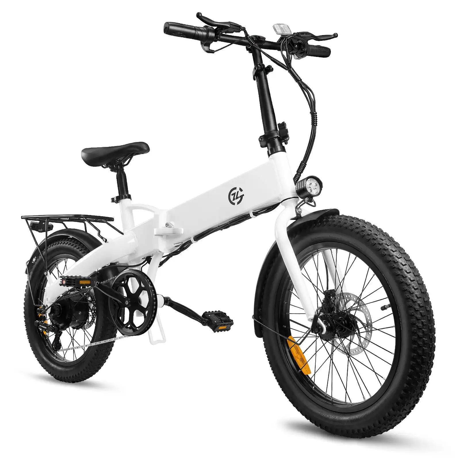 

500W Powerful 20-Inch Fat Tire Folding Electric Bike - 43 Miles Range, 5 Speed Modes, All-Terrain E-Bike for Adults