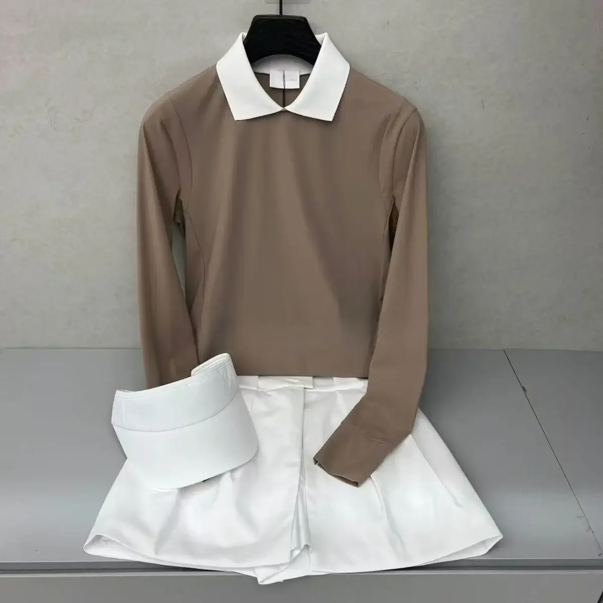 Clearance Sale-Fall Women Golf Top Long Sleeve Quick Dry Comfort Stretch Slim Fit Sports Golf Tee
