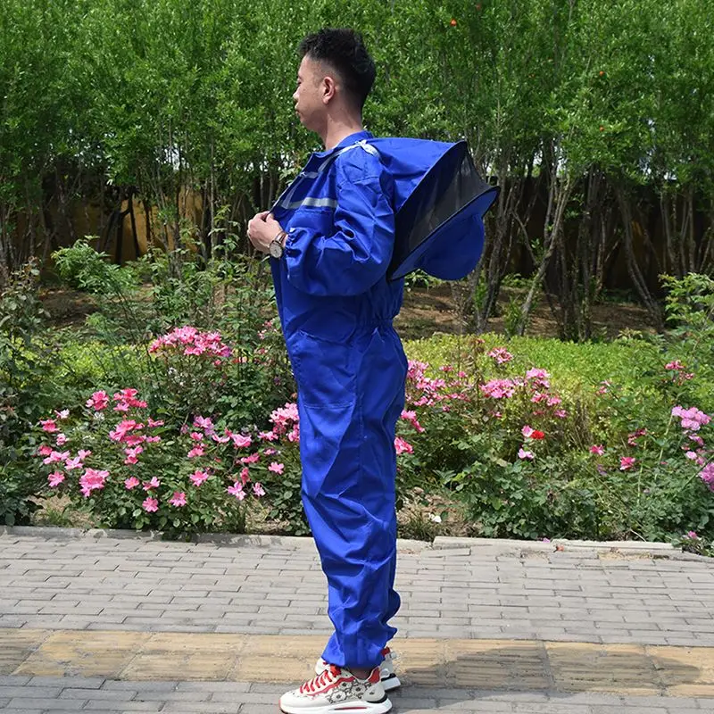 A Full Set of Breathable One-piece Bee-proof Clothing, Bee-proof Clothing, Mosquito-proof Thickened Bee Protective Clothing, Bee