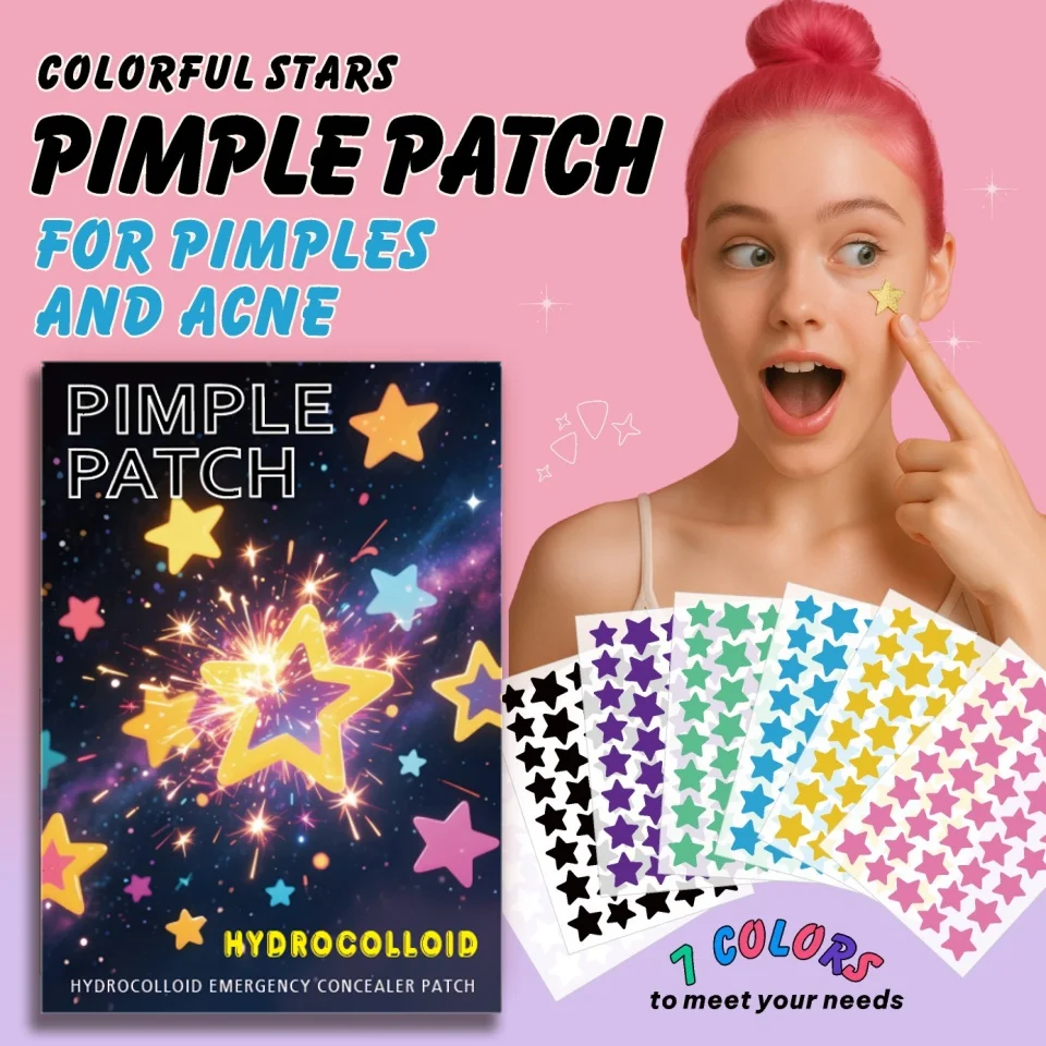 1400 قطعة من رقعات بثرة النجوم للوجه الغروانية المائية، غطاء ممتص، شجرة الشاي، رقعة حب الشباب الغروانية المائية، رقعة بثرة نجمة لطيفة