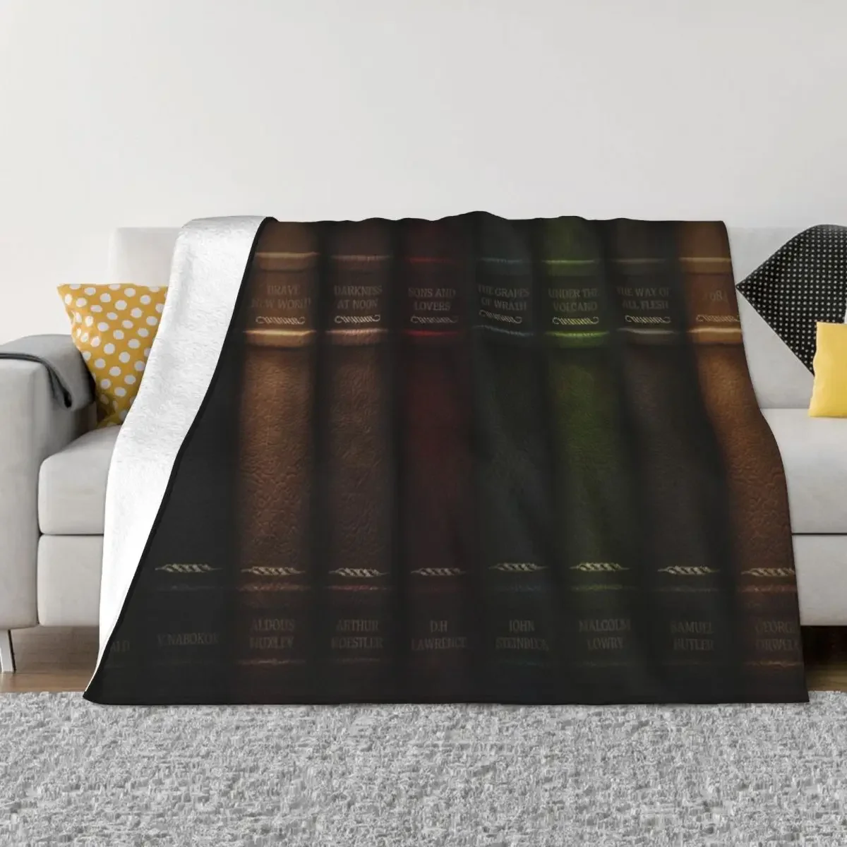 

Book Lovers Plaid Baby Blanket Sofa Cover Flannel Print Librarian Gifts Collage Super Warm Babe Carpets For Home Couch Rug Piece