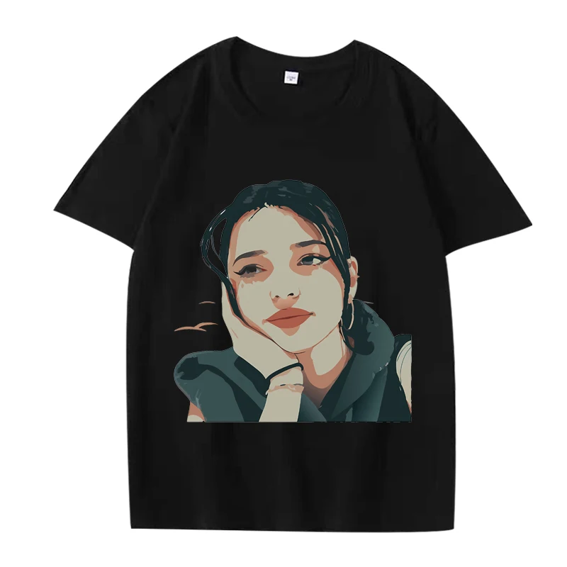 

Nina Chuba Portrait Music Classic graphic T Shirts men women Oversized 100% Cotton streetwear short sleeve Summer top Unisex tee