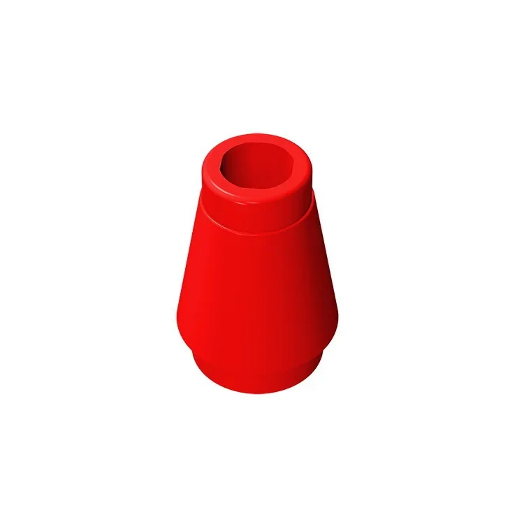 Gobricks GDS-606 NASE CONE KLEIN 1X1 kompatibel mit Lego 4589 6188 59900 64288 DIY-Lernbausteinen für Kinder