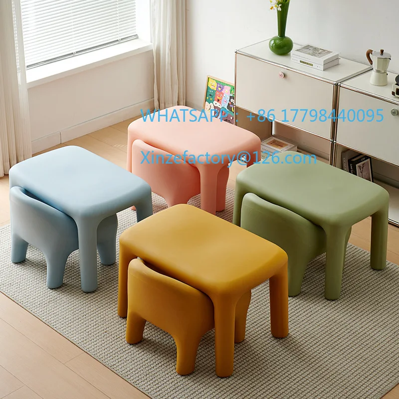 Customizable PE material table and chair set Household environmental protection safety table and chair set