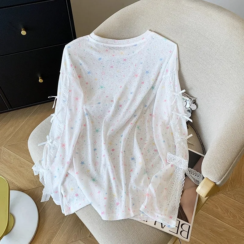 Women's Bow Long Sl… - image