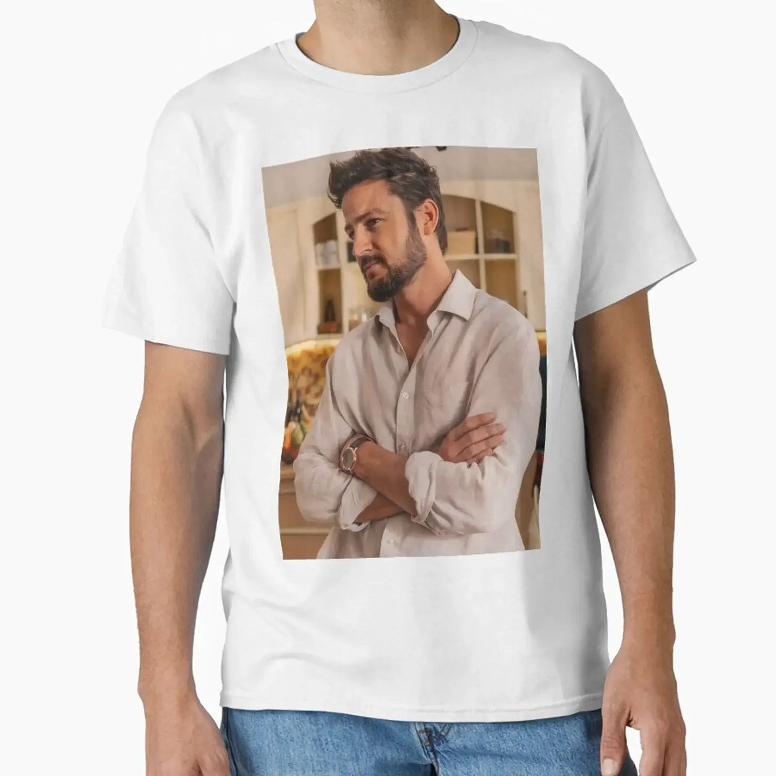 Tyler Hynes Actor designed and sold by sarzerdesigns vintage Washed Unisex Casual streetwear homme Comfortable
