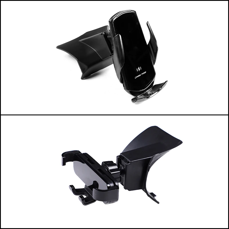 15W Wireless Car Charger Phone Mount for Mercedes-Benz C-Class W206 2022+ Auto-Sensing Qi Fast Charging Dashboard Clip Holder