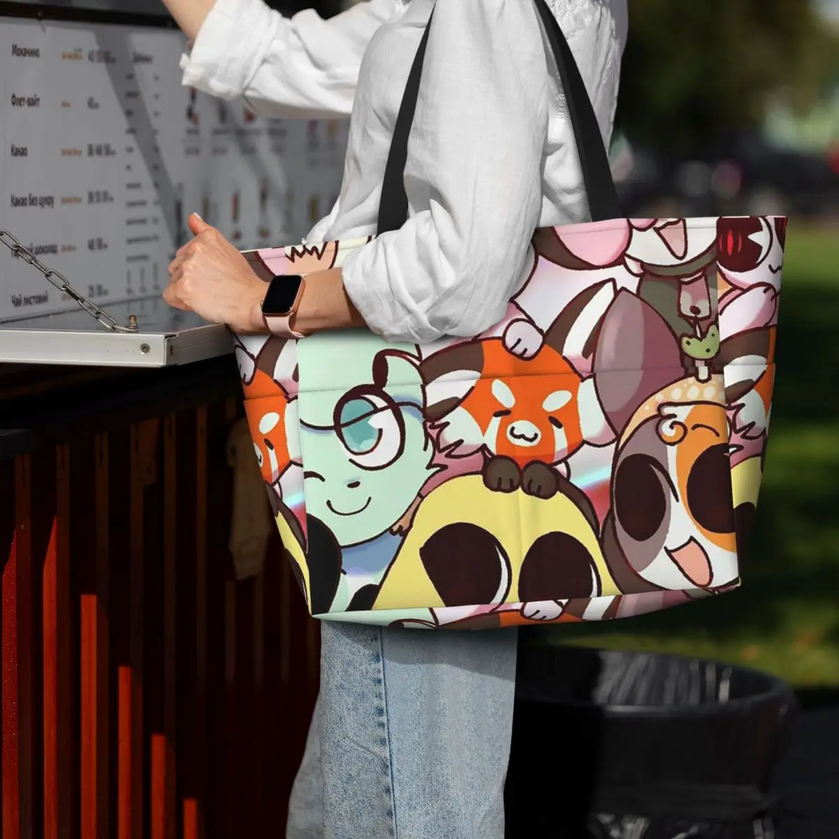 Chikn Nuggit Beach Tote Bag Sport Gym Yoga Duffle Large Tote Bag Women Travel Bag Fitness bag
