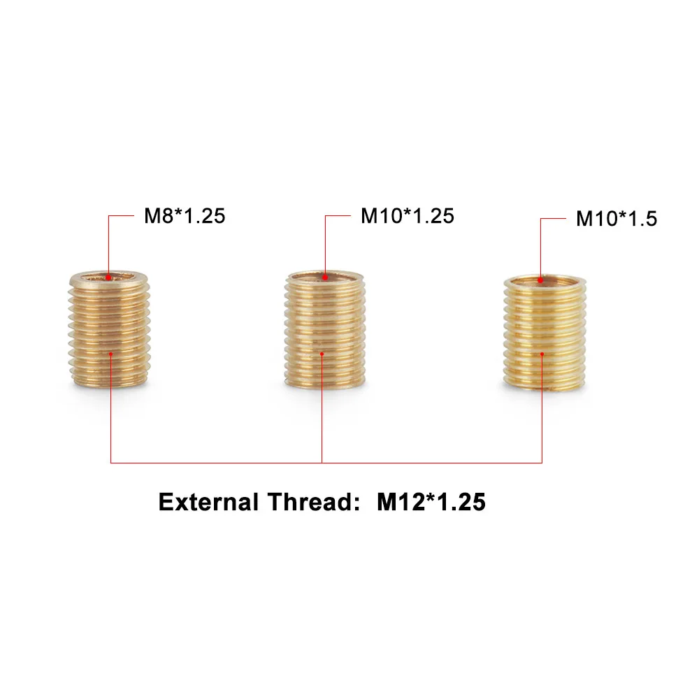 M12x1.25 M10x1.5 Gear Shift Shifter Stick Lever 13CM Bent Extension Aluminium Short shifter With Three Adapters