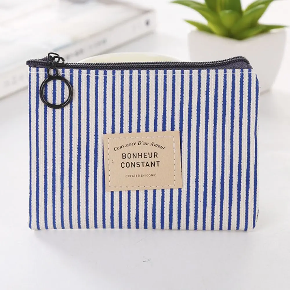 

Durable Canvas Coin Bag Mini Sanitary Napkin Storage Bag Jewelry Organizer Women Girls