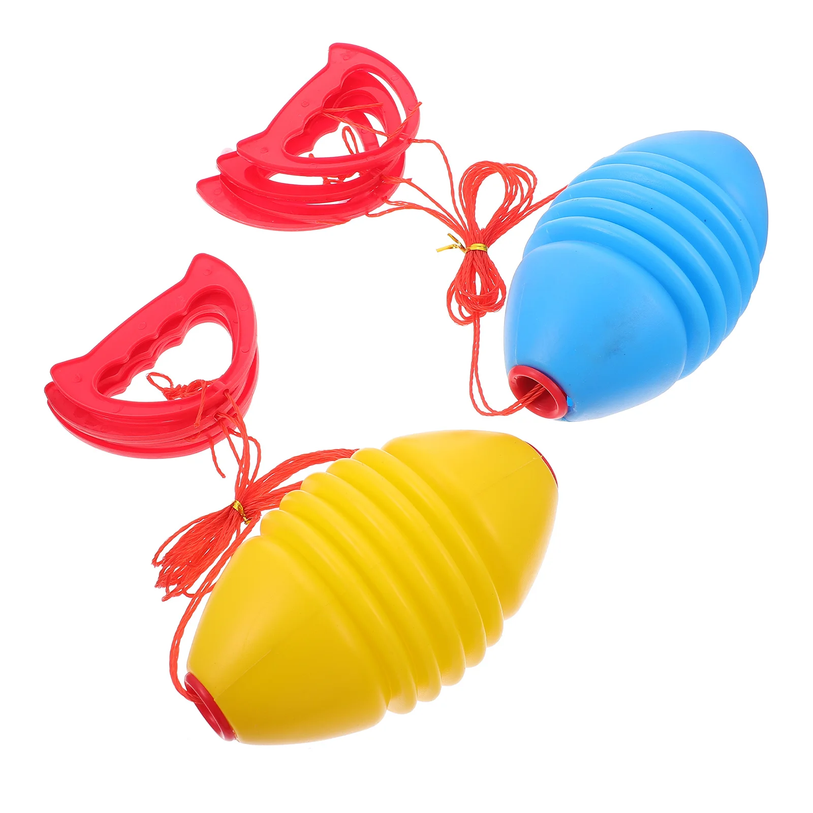 2 قطعة كرات سحب يدوية مزدوجة التعاون التفاعلي كرات وامضة رياض الأطفال الوالدين والطفل في الهواء الطلق #2