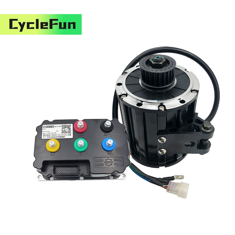 

FarDriver ND72300 Controller Electric Scooters with QS120 2KW 72V PMSM 4600RPM 70H Hall Sensor Belt or Sprocket Mid Drive Motor