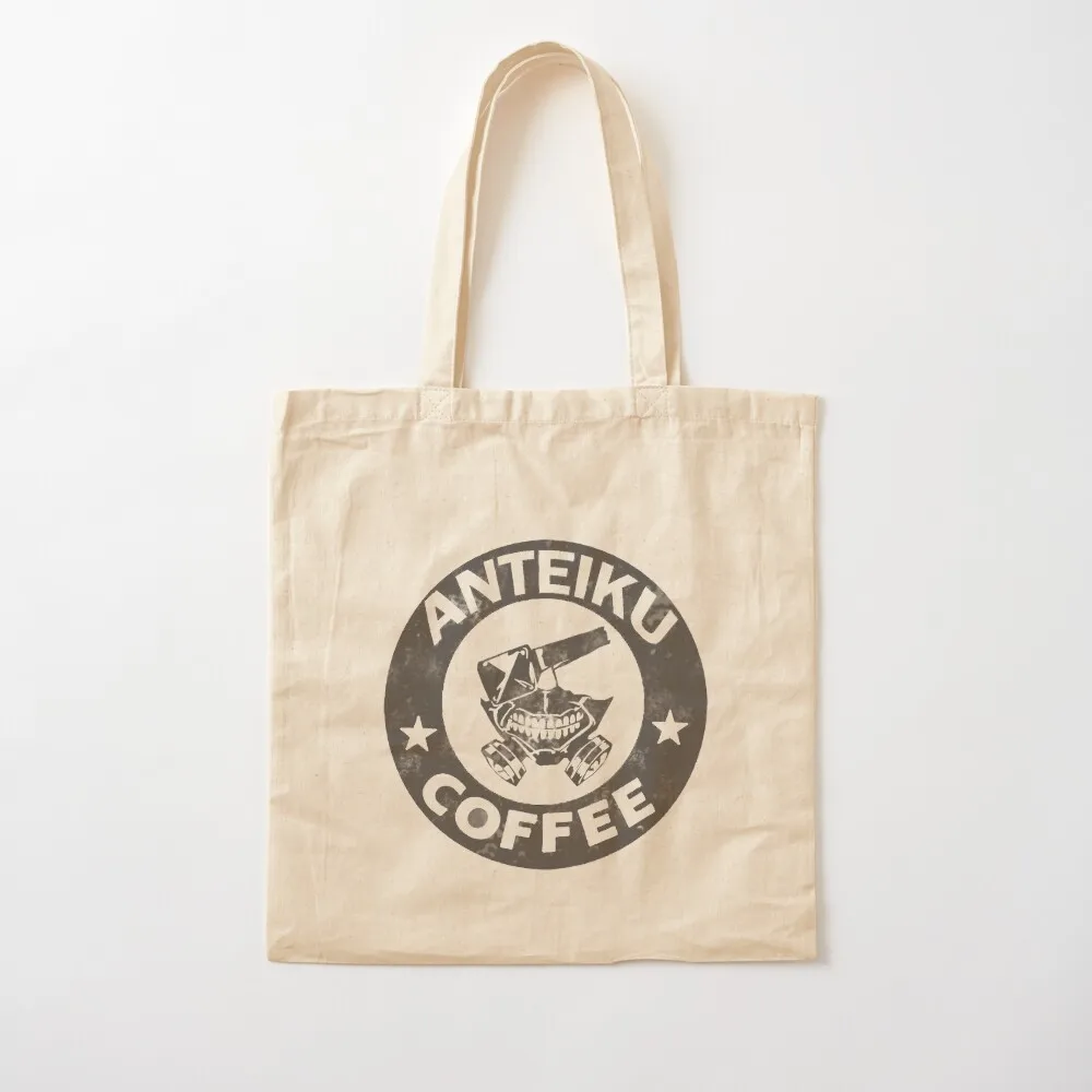 Anteiku Coffee Vintage Tote Bag reusable shopping bag Portable shopping bag Women's shopper