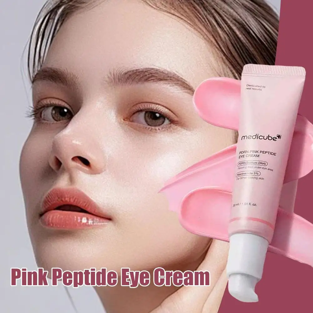 

Pink Peptide Eye Cream Deeply Repairs Skin Retinol Brightening Firming Eye Cream Quickly Absorbed Gentle Non-irritating Eye Care
