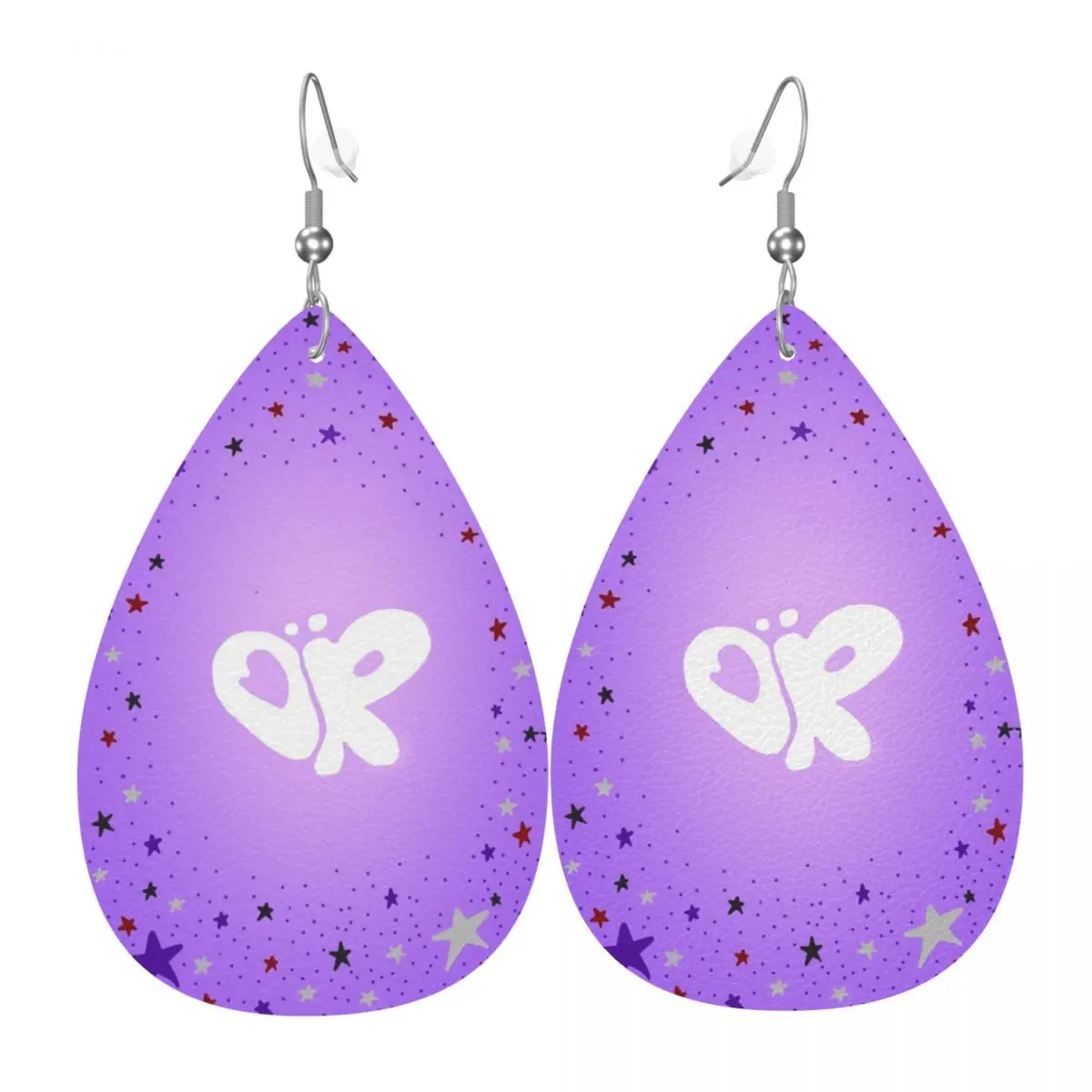 

Custom O-Olivia And R-Rodrigo Leather Teardrop Earrings for Women Leather Earrings Fashion Lightweight for Parties Holidays