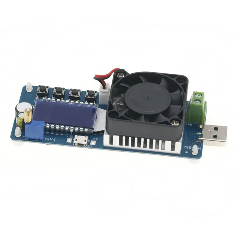 

A76K FX25 4A Electronic Load Constant Current Load Battery Capacity Tester Adjustable Resistor USB Power Detector