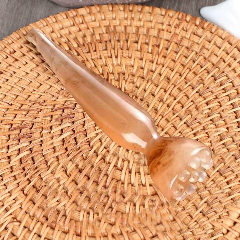 1 قطعة أدوات تدليك الوجه الراتنج غوا شا الوجه العناية بالبشرة مدلك العصي لوتس البذور شكل الوجه رفع البقع الداكنة الرعاية أداة