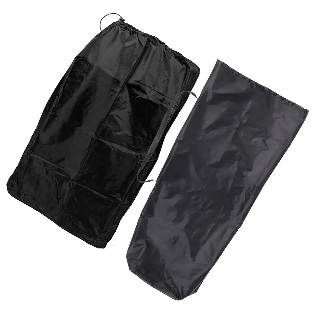 

2Pcs Stroller Storage Bag for Airplane Travel Durable Cloth Material Reinforced Seams Lockable Drawstring Closure Easy Carry