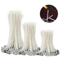 100PCs candle wicks 9/15/20cm smokeless wax pure cotton core for DIY candle making pre-waxed Wicks handmade candle making tools