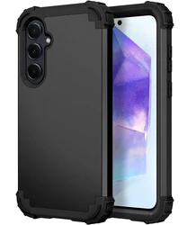 3 in 1 Heavy Rugged Armor Shockproof Case For Samsung Galaxy A13 A04S A14 A54 A15 A35 A55 5G Silicone Lining Plastic Phone Cover